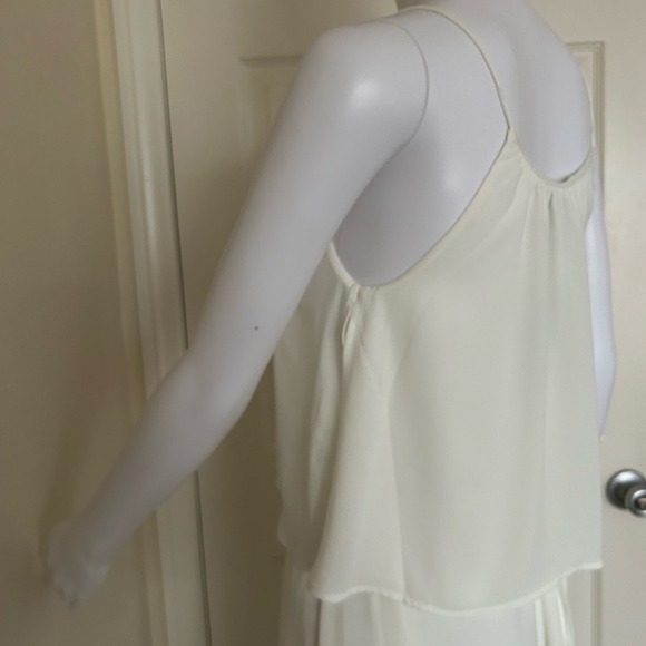 ATM Anthony Thomas Melillo Georgette Crepe Halter Dress in Chalk beige - size XS - Picture 7 of 11